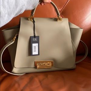 ZAC Zac Posen Eartha Iconic Soft top handle beige